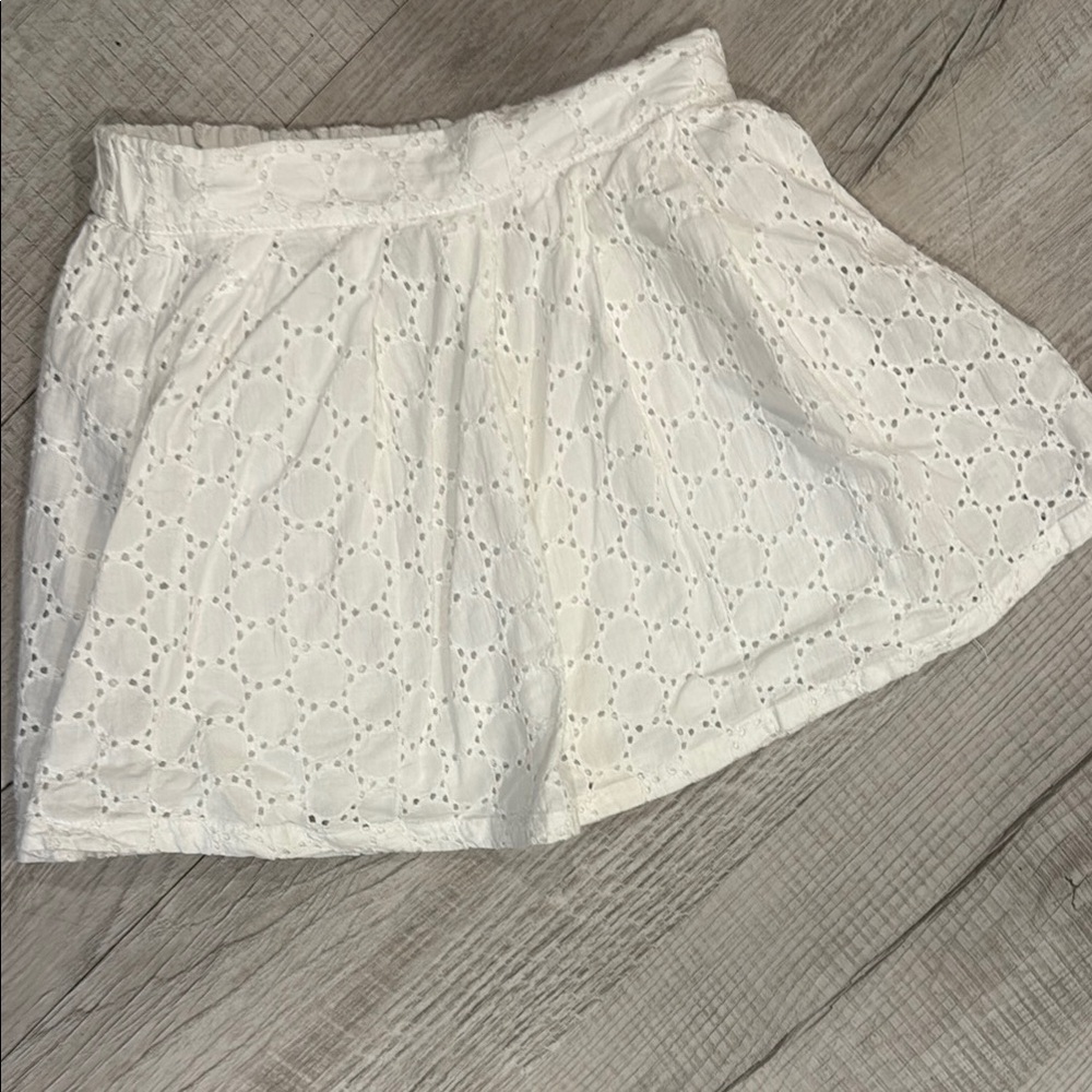 Janie and Jack Ivory Eyelet Skirt